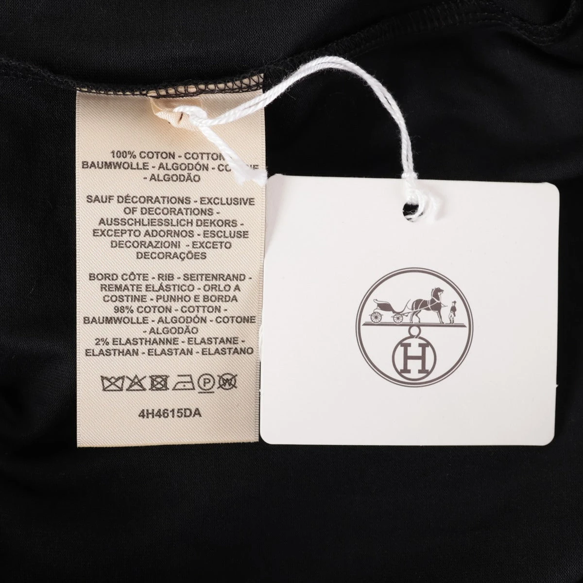 美品 HERMES ゴルチエ期 Hロゴボタンシャツ 34 コットン アーカイブ 