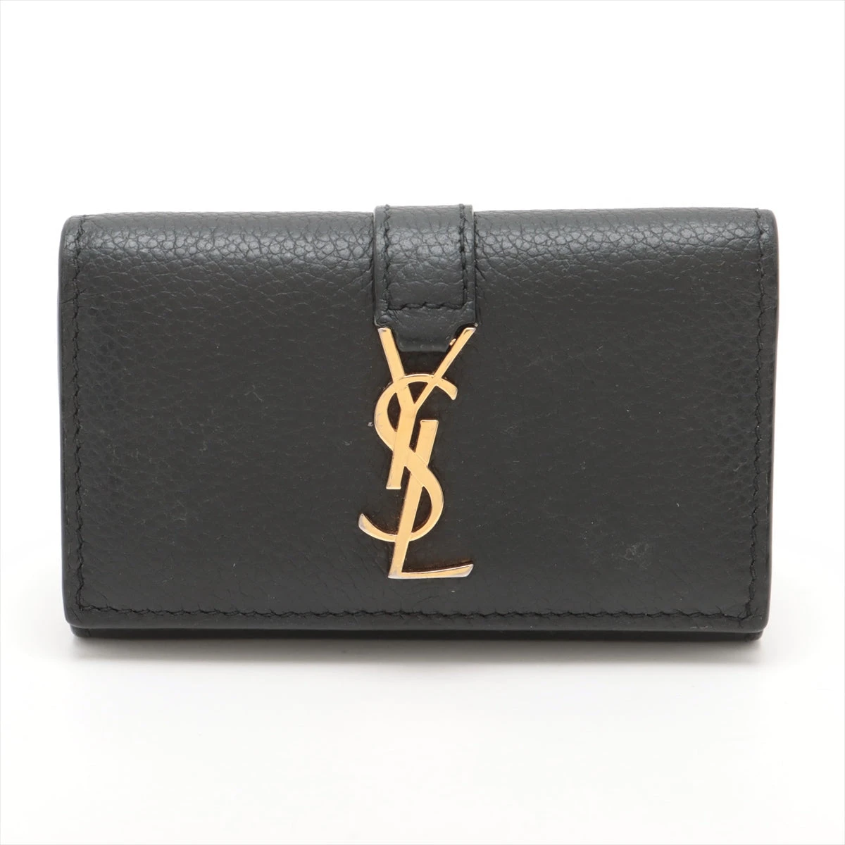 【美品】サンローラン 6連 キーケース 限定 チェリー柄 YSLロゴ ゴールド 美品】サンローラン 6連 キーケース 限定 チェリー柄 YSLロゴ
