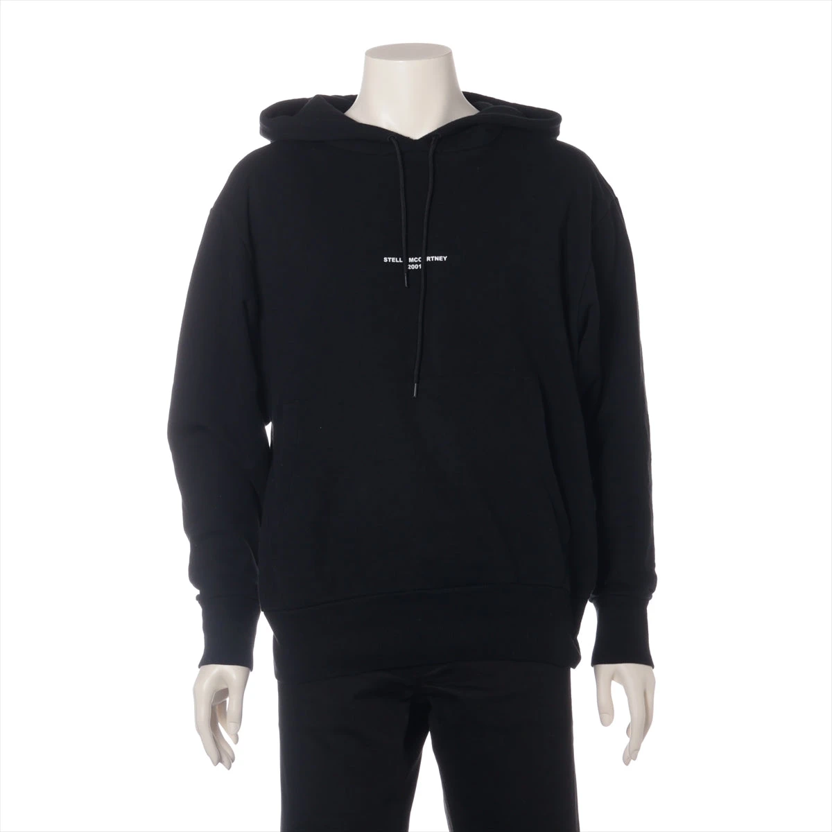 ステラマッカートニー 18年 コットン パーカー XS メンズ ブラック