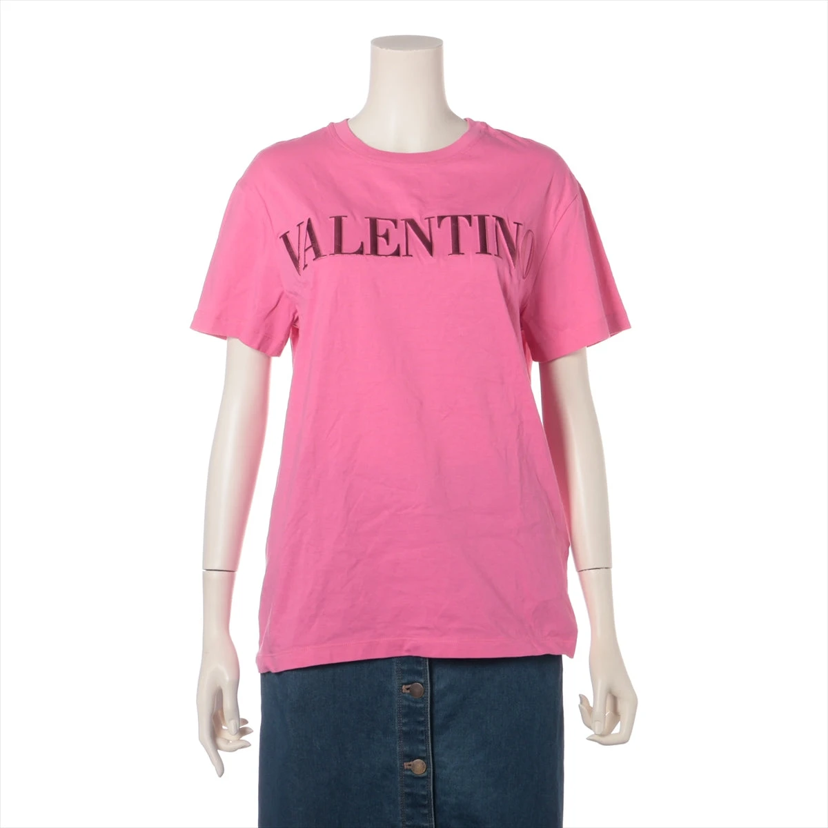 ヴァレンティノ コットン Tシャツ XXS レディース ピンク XB3MG16J6WU