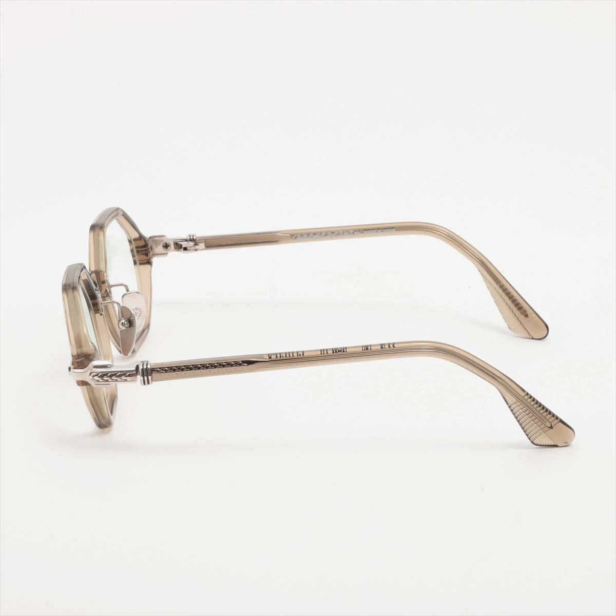 クロムハーツ メガネ プラスチック 46□23-141 イエロー CLITCO