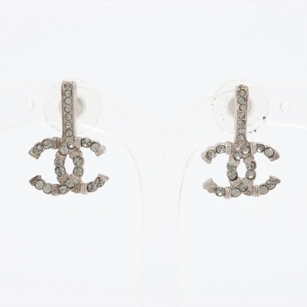 CHANEL シャネル ココマーク 片耳 ピアス　A16B CHANEL シャネル ラインストーン ココマーク A16B ピアス : 塚口