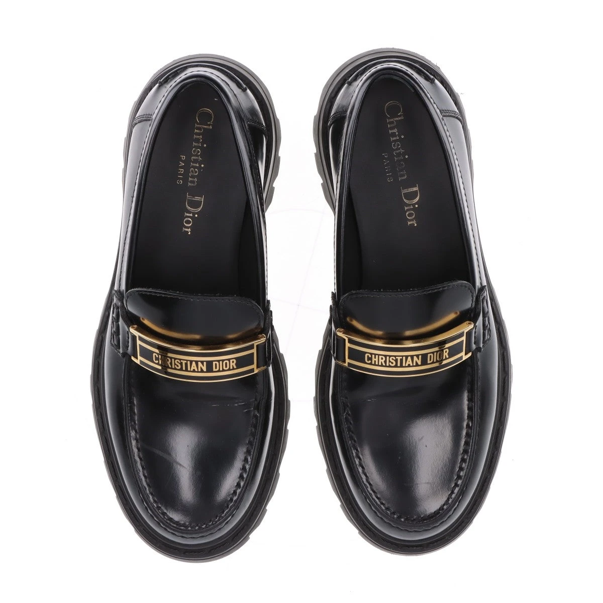 正規品　Christian Dior ディオール DIOR CODEローファー クリスチャンディオール DIOR CODE ディオール コード レザー
