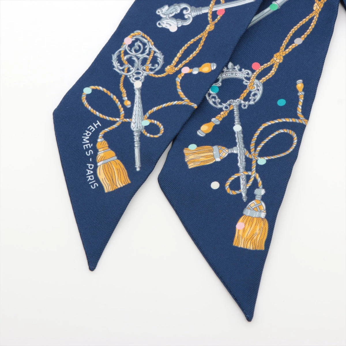 エルメス　ツイリー　LES CLES A POIS 楽天市場】【5%OFF】 エルメス ツイリー スカーフ レクレアポア