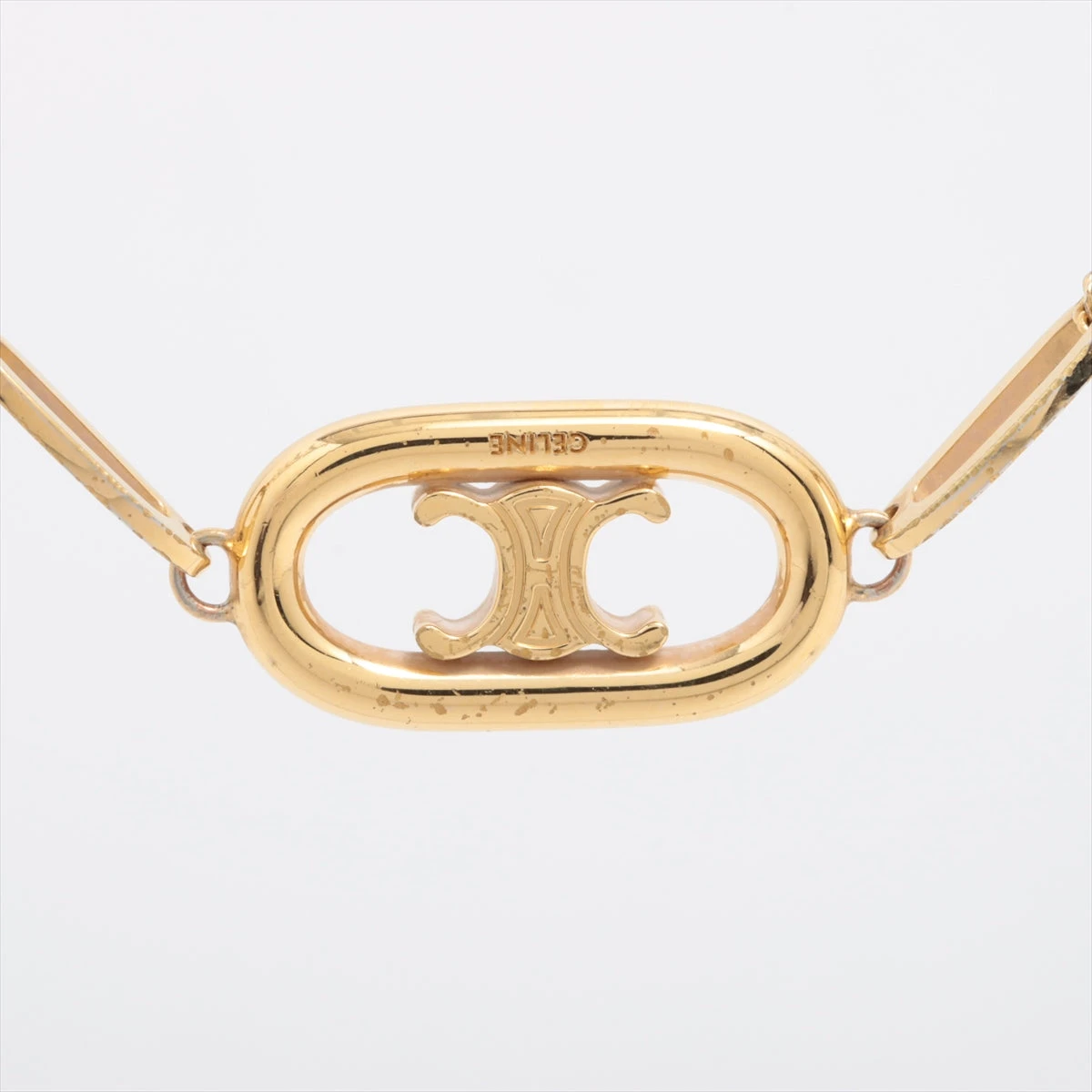セリーヌ トリオンフ FSM1203 ネックレス GP ゴールド A3491895｜中古