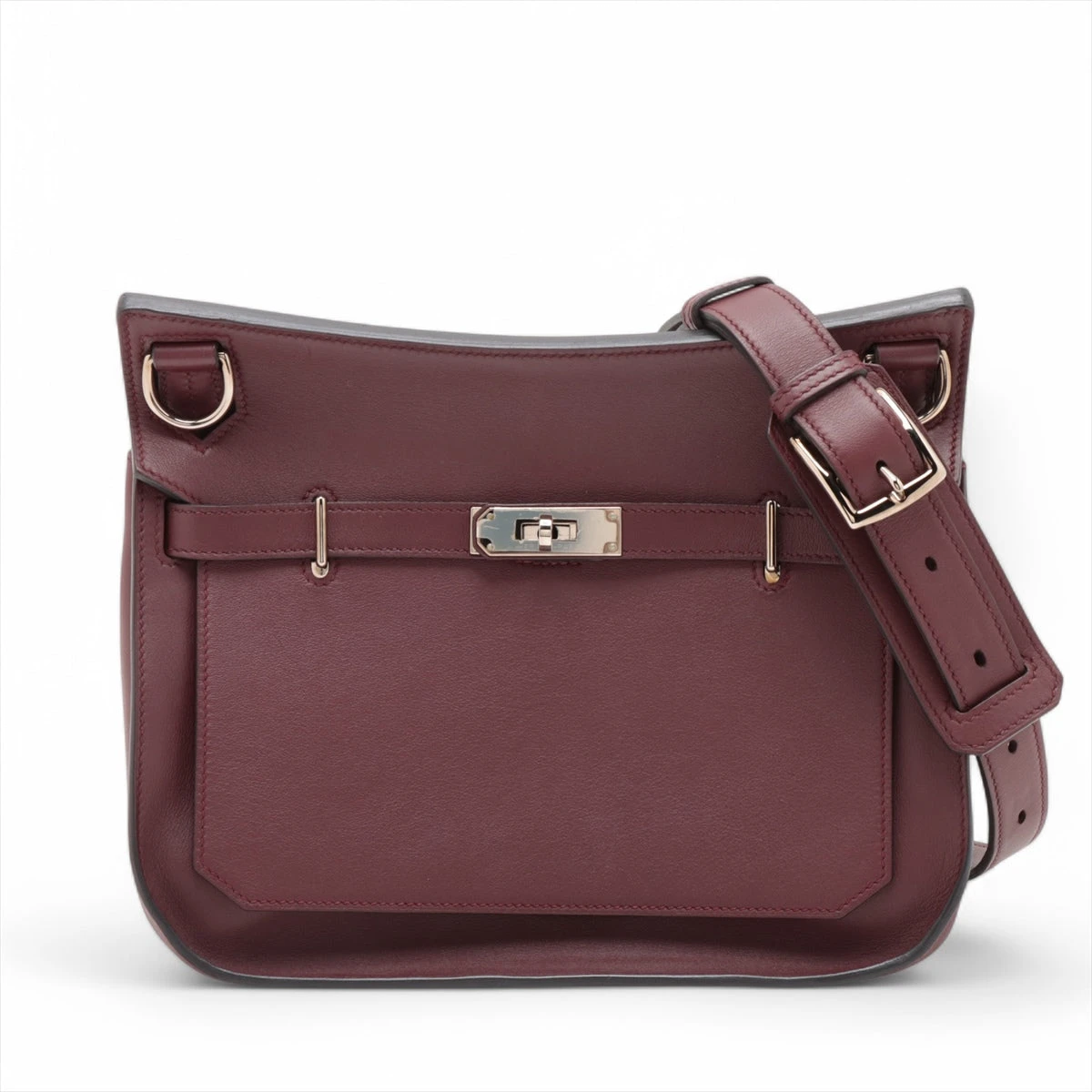 HERMES★エルメス ジプシエール28 ヴォースイフト Aランク エルメス ジプシエール28 ヴォースイフト プルーン シルバー金具
