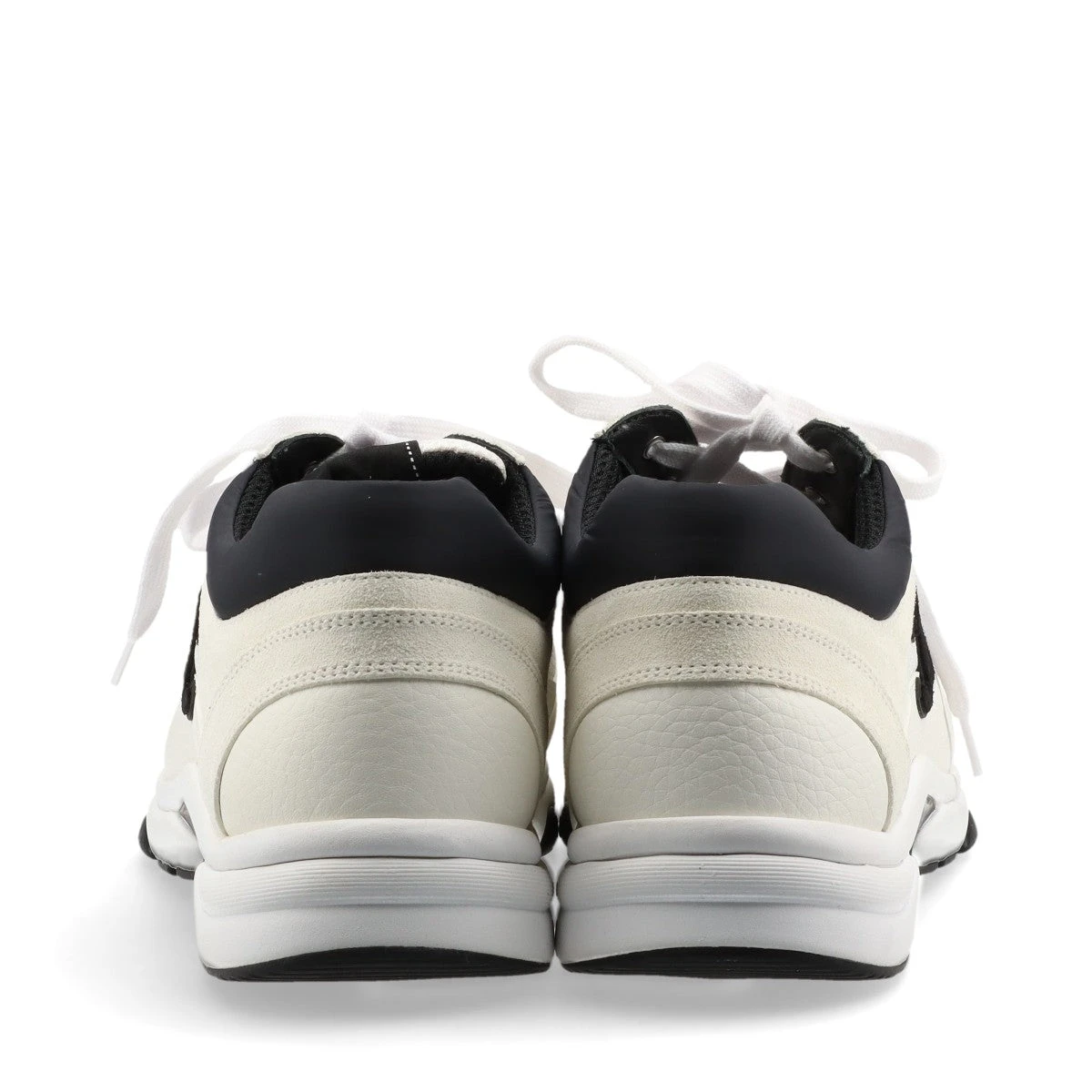 シャネル ココマーク レザー×ファブリック スニーカー EU42 メンズ