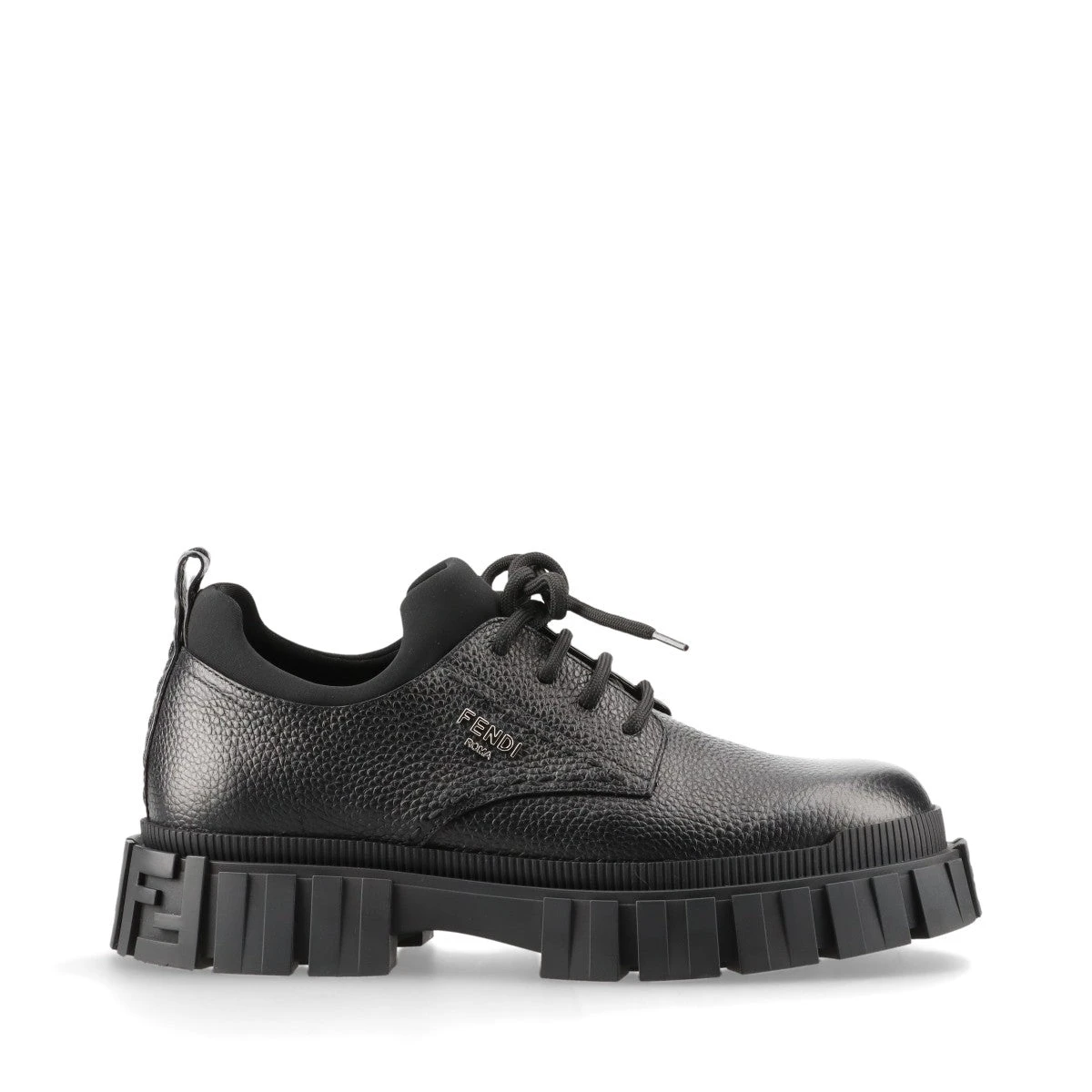 フェンディ フォース レザー×ファブリック スニーカー 8 メンズ