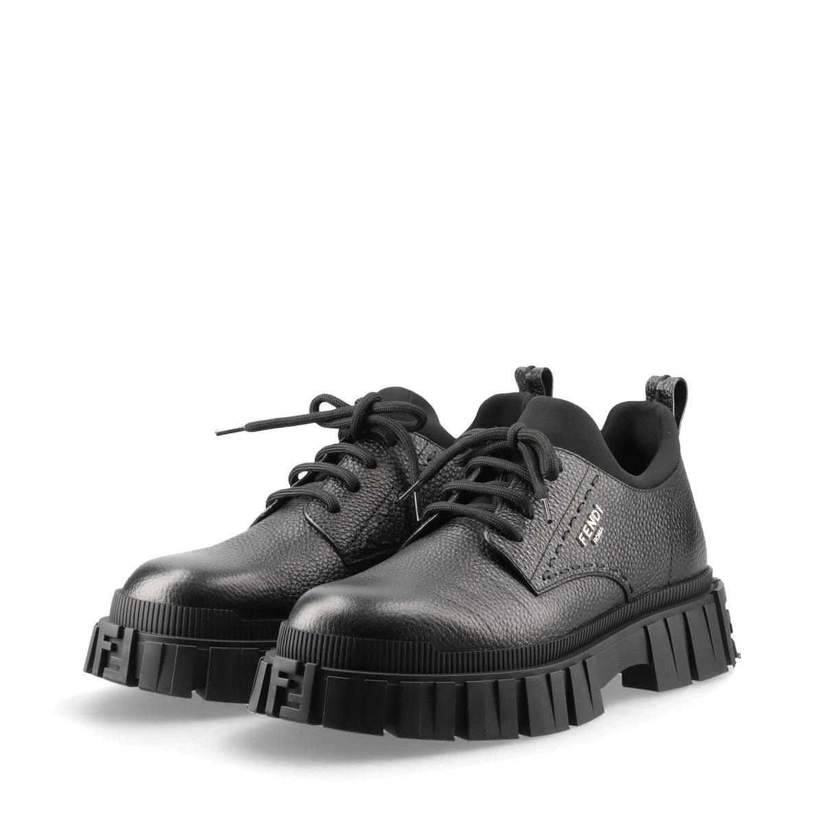 フェリージ　ブラック　レザースニーカー 中古・古着通販】PRADA (プラダ) レザースニーカー ブラック