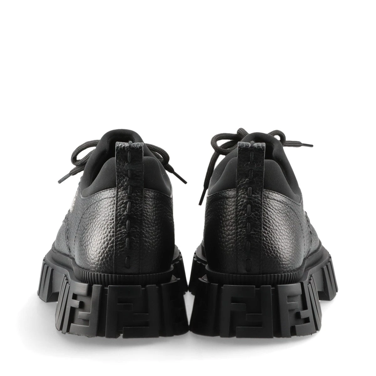 フェンディ フォース レザー×ファブリック スニーカー 8 メンズ