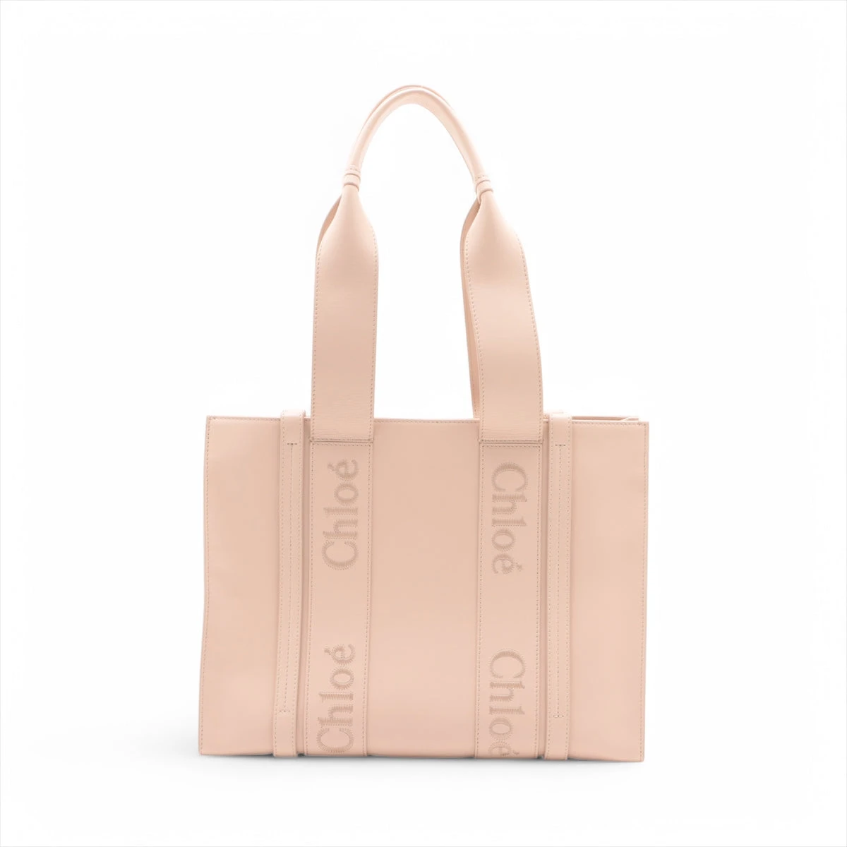 最終値下げ【美品】クロエ ウッディ ミディアム ソフトレザー トートバッグ クロエ Chloe Chloe トートバッグ WOODY MEDIUM ウッディ