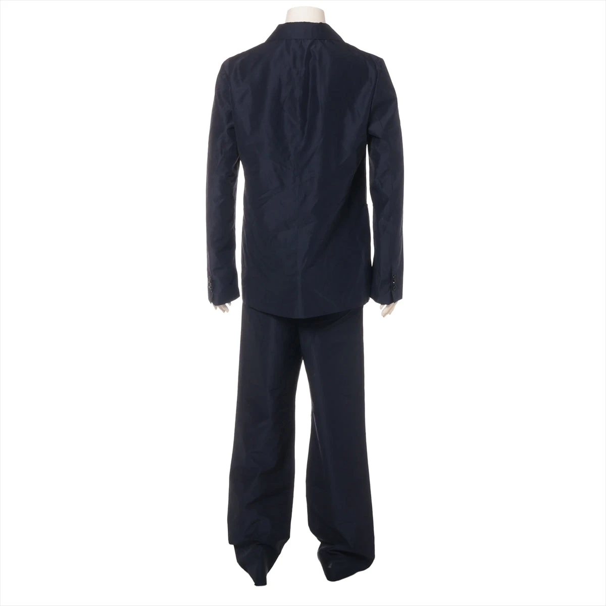 ロエベ ウール×ナイロン セットアップ 46 メンズ ネイビー H526Y03W97