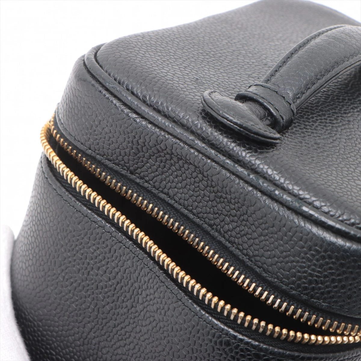 大人気✨シャネル　バニティバッグ　キャビアスキン　ココマーク　ブラック 美品】CHANEL シャネル バニティバッグ ココマーク キャビア