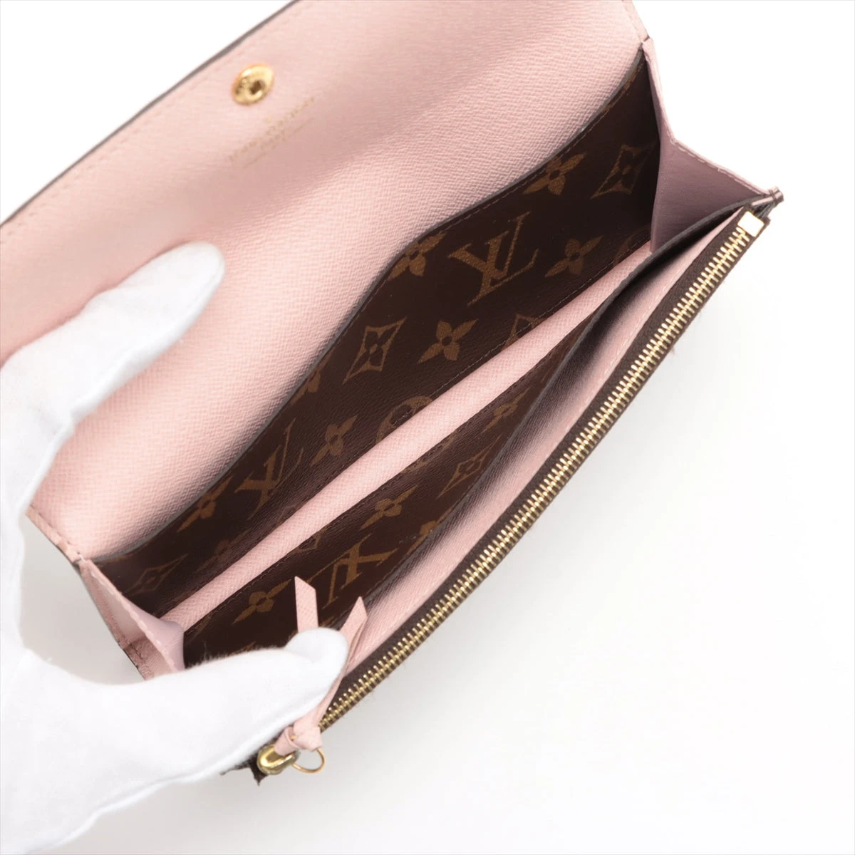 ルイヴィトン長財布 エミリー ローズ・バレリーヌ ルイヴィトン 財布