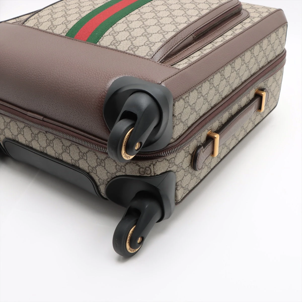 グッチ GGスプリーム キャリーケース ベージュ 693646 A3482301｜中古