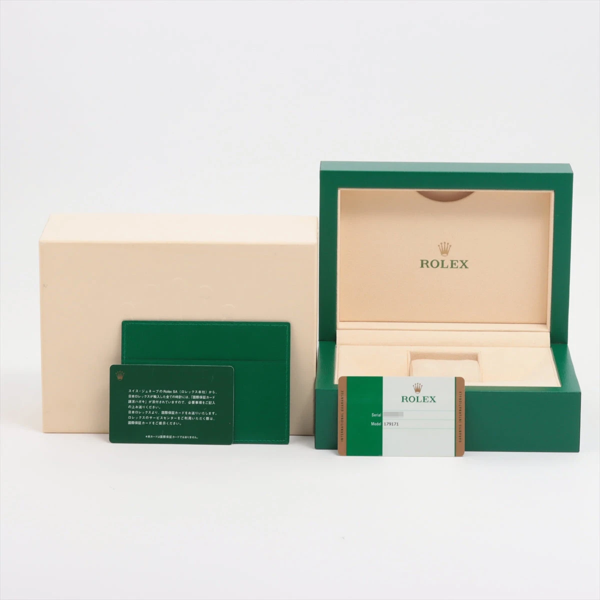 ロレックス デイトジャスト 179171 SS×PG AT 黒文字盤 A3498560