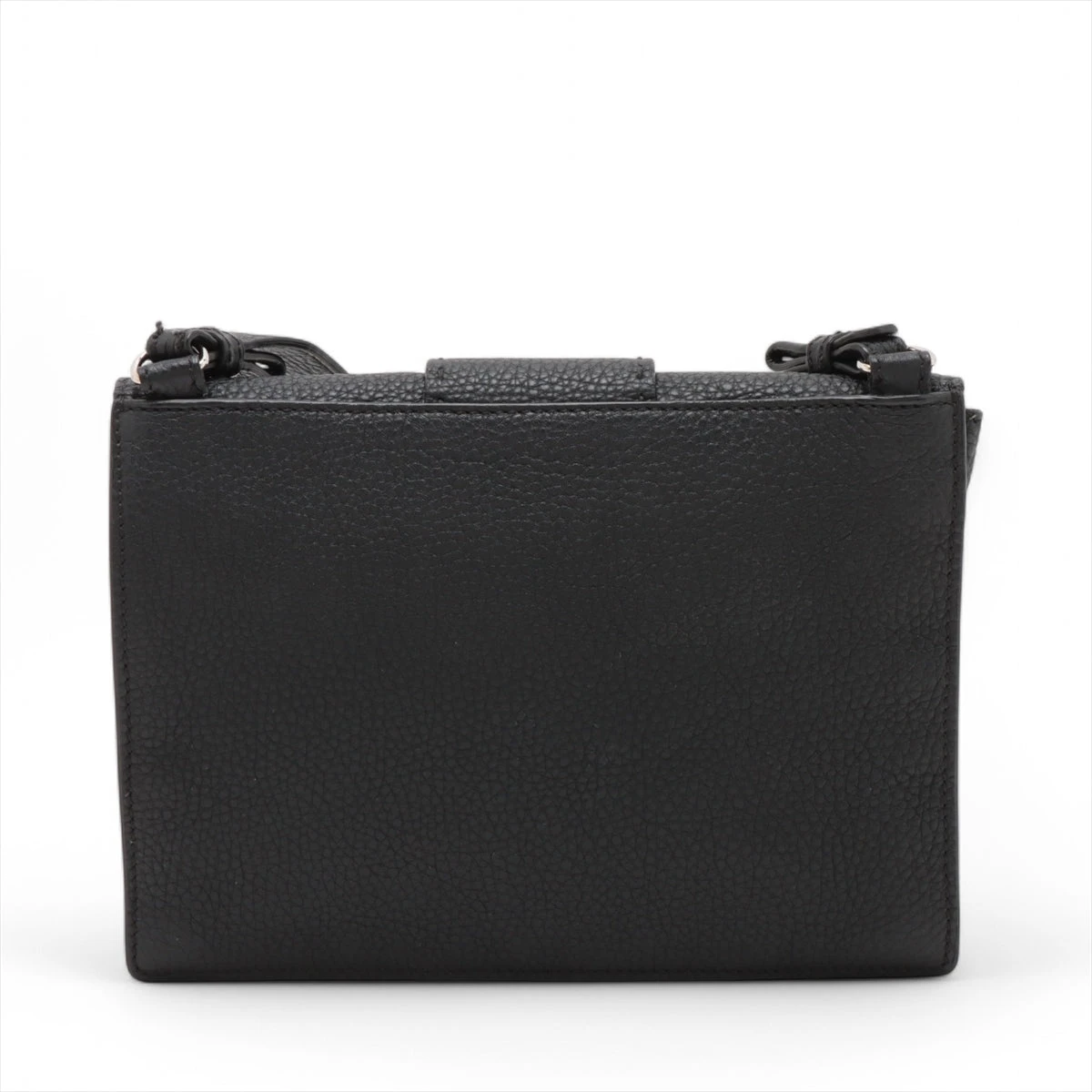 フェンディ バゲットレザーショルダーバッグ ブラック バゲット レザー ブラック | Fendi