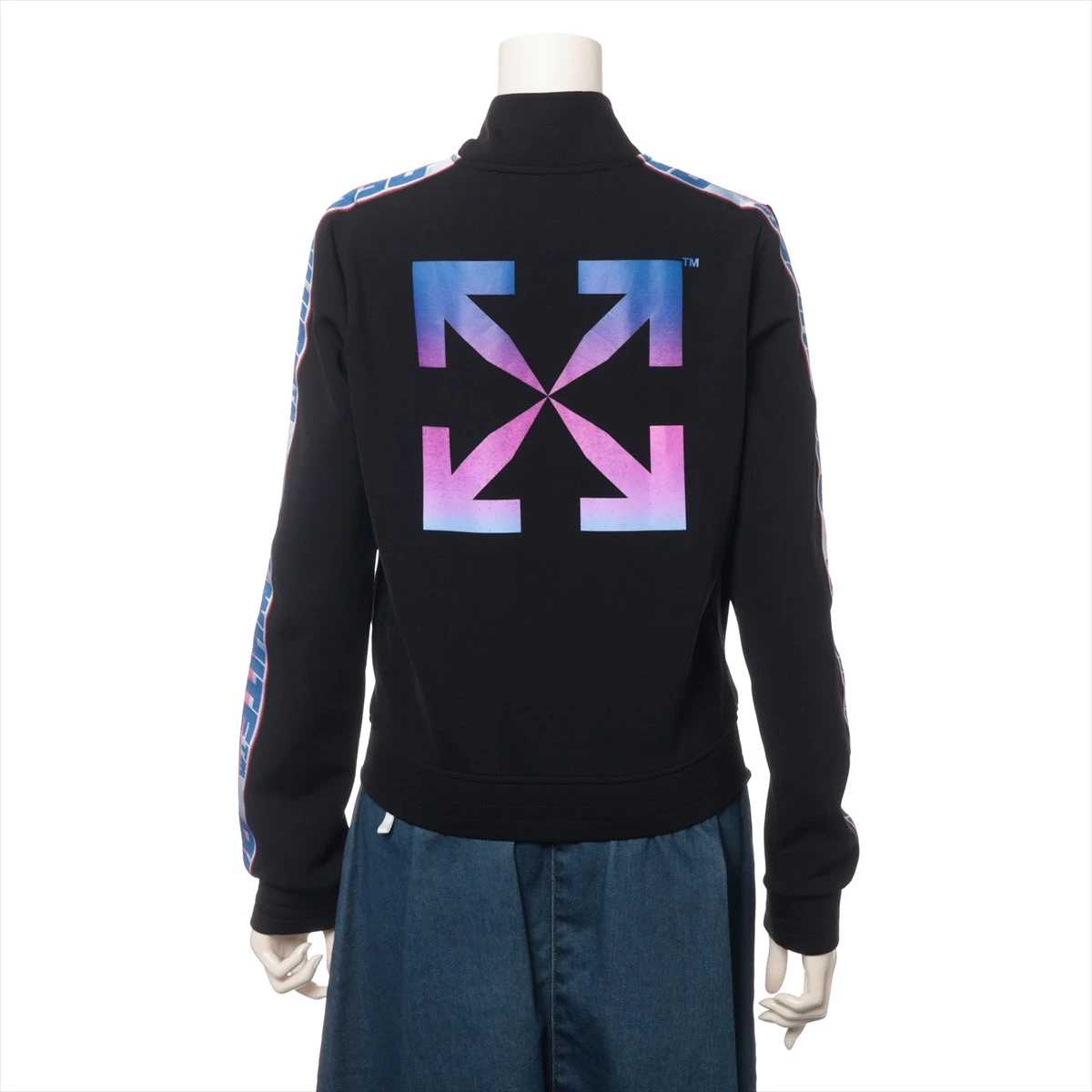 オフホワイト ポリエチレン ジャケット XS レディース ブラック