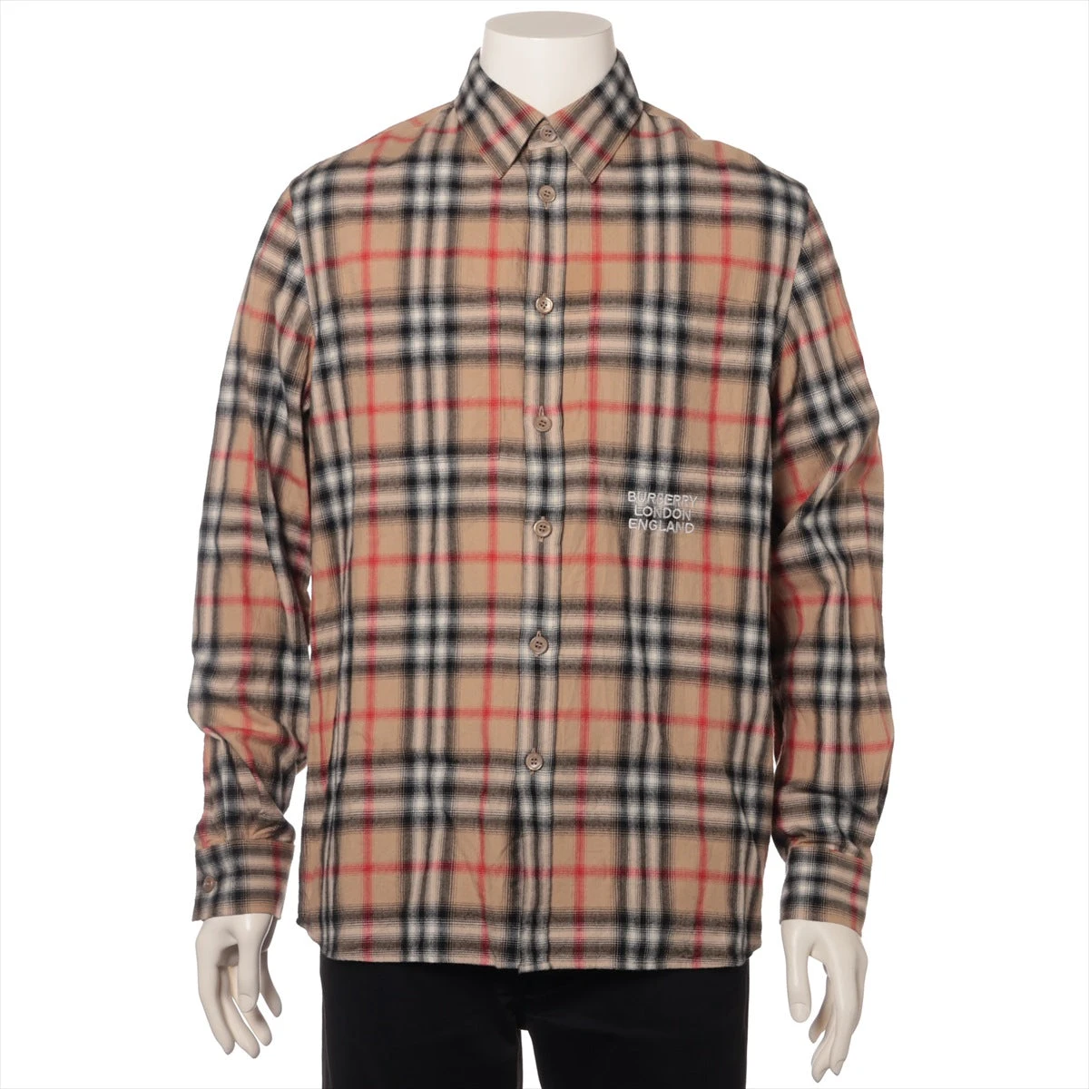 バーバリーロンドン　メンズポロシャツ ロングスリーブ ZIPポロシャツ｜OUTLET (MEN'S) / アウトレット