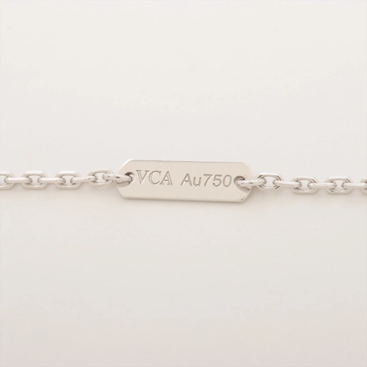 ヴァ‌ンク‌リーフ‌＆アー‌ペル カルセドニー ネックレス VCARD34900 Van Cleef & Arpels ヴァンクリーフ＆アーペル K18 750WG