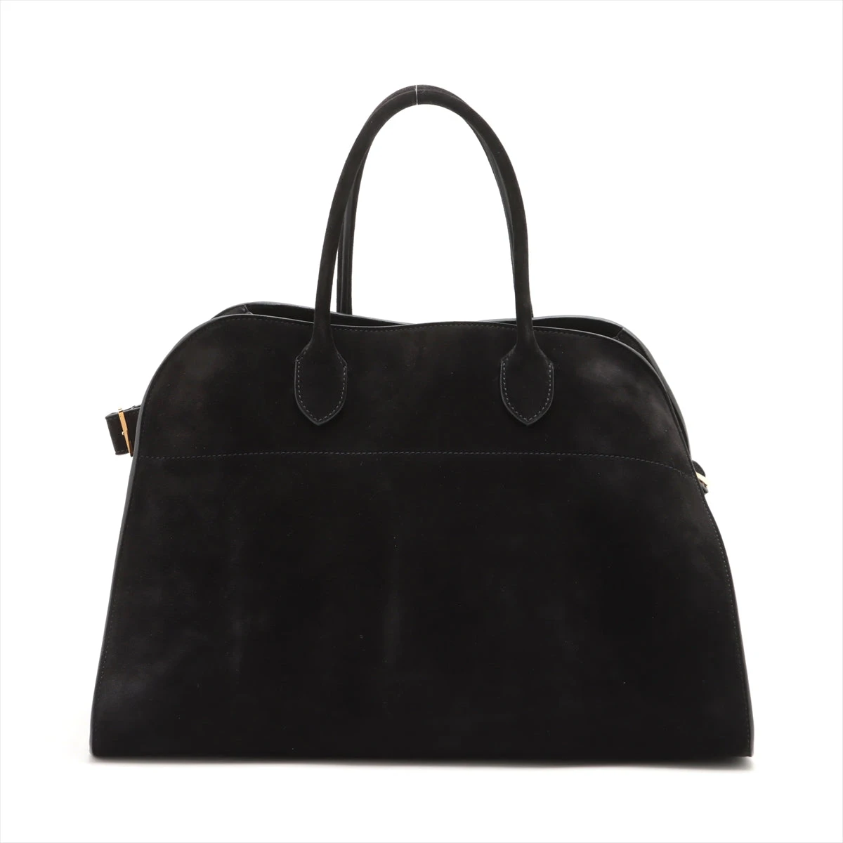 ザロウ ソフトマルゴー15 スエード トートバッグ ブラック A3085015