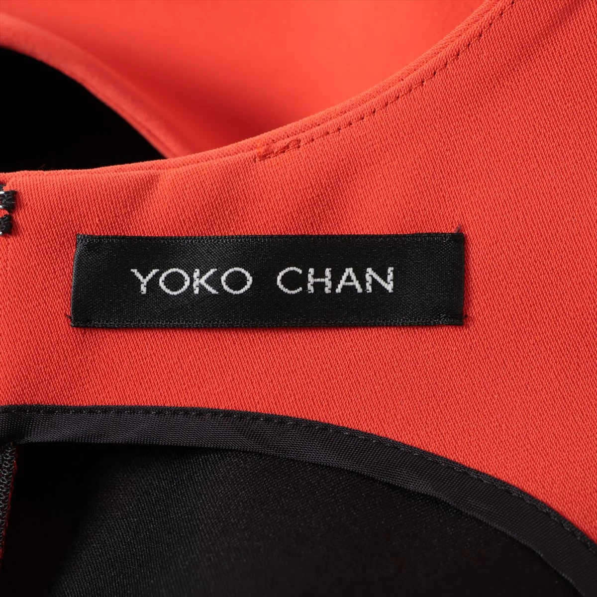 専用　ヨーコチャン ワンピース　36 YOKO CHAN #snc ヨーコチャン ワンピース 36 赤 ノースリーブ V