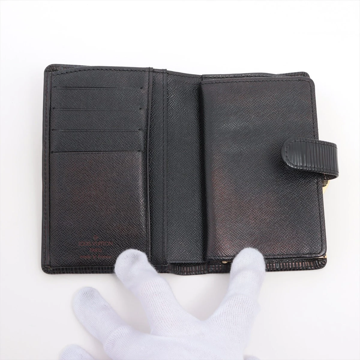 ヴィトン エピ ポルトフォイユ ヴィエノワ M63642 ノワール 財布