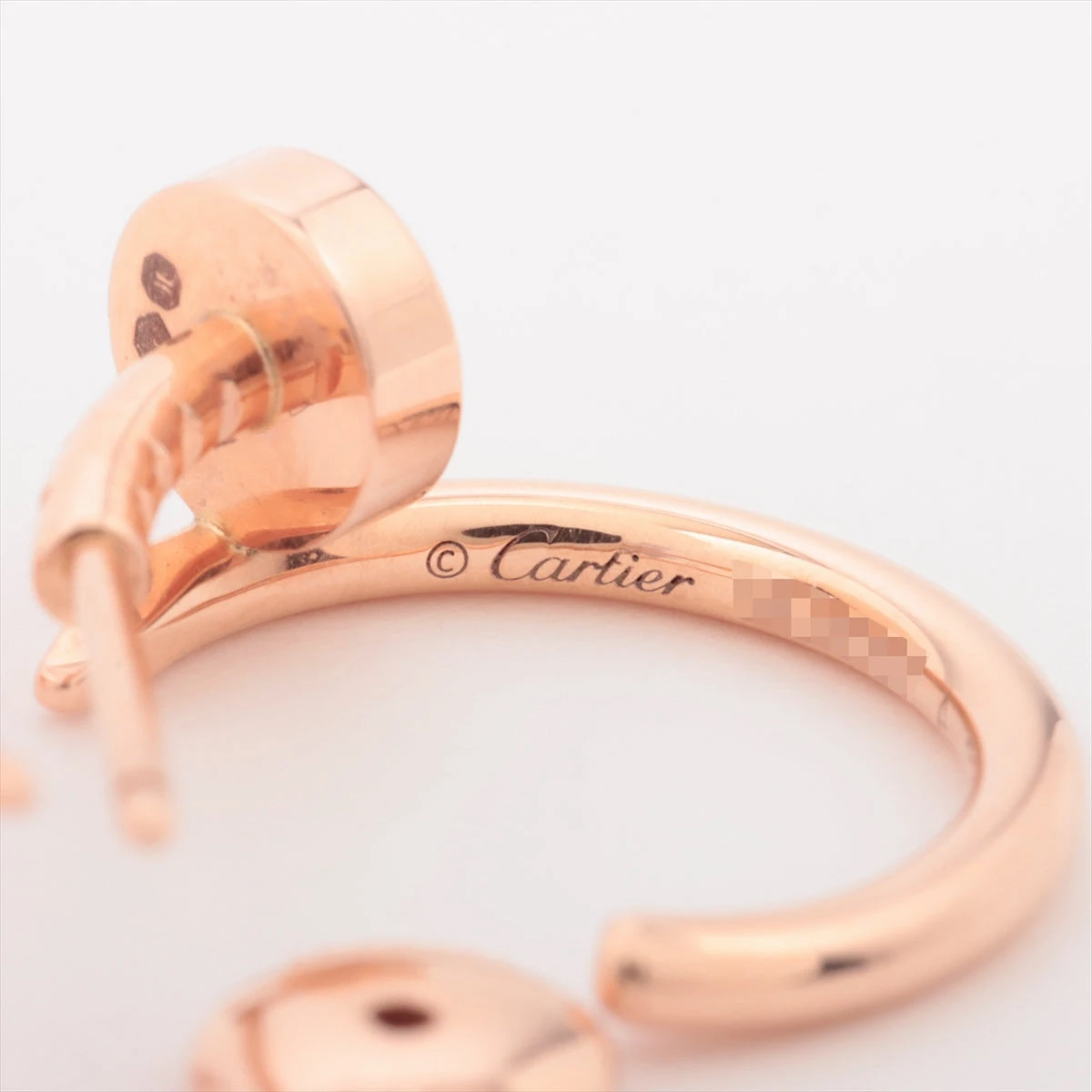 カルティエ ジュストアンクル ピアス 750(PG) 5.2g AP104657｜中古