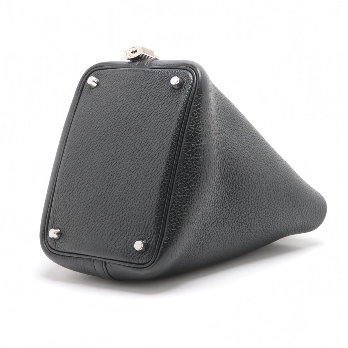 エルメス ピコタンロック18 PM トリヨンクレマンス ブラック シルバー  