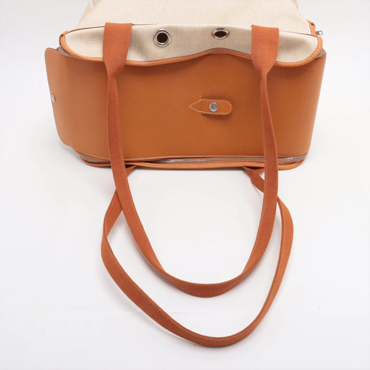 HERMES サック・ド・トランスポール・プール シアン ドッグキャリー