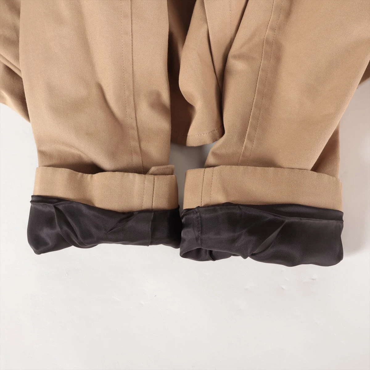 【美品】ハイク 2wayトレンチコート ライナー付 ベルト コットン ベージュ HYKE 美品 ハイク コットン×ポリエステル ロゴボタン ベルト