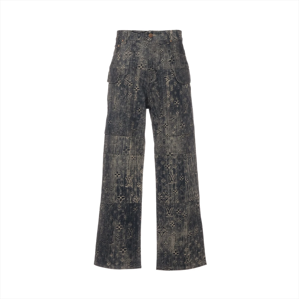 ヴィトン モノグラム 23AW コットン デニムパンツ 31 メンズ ヴィトン モノグラム 23AW コットン デニムパンツ 31 メンズ