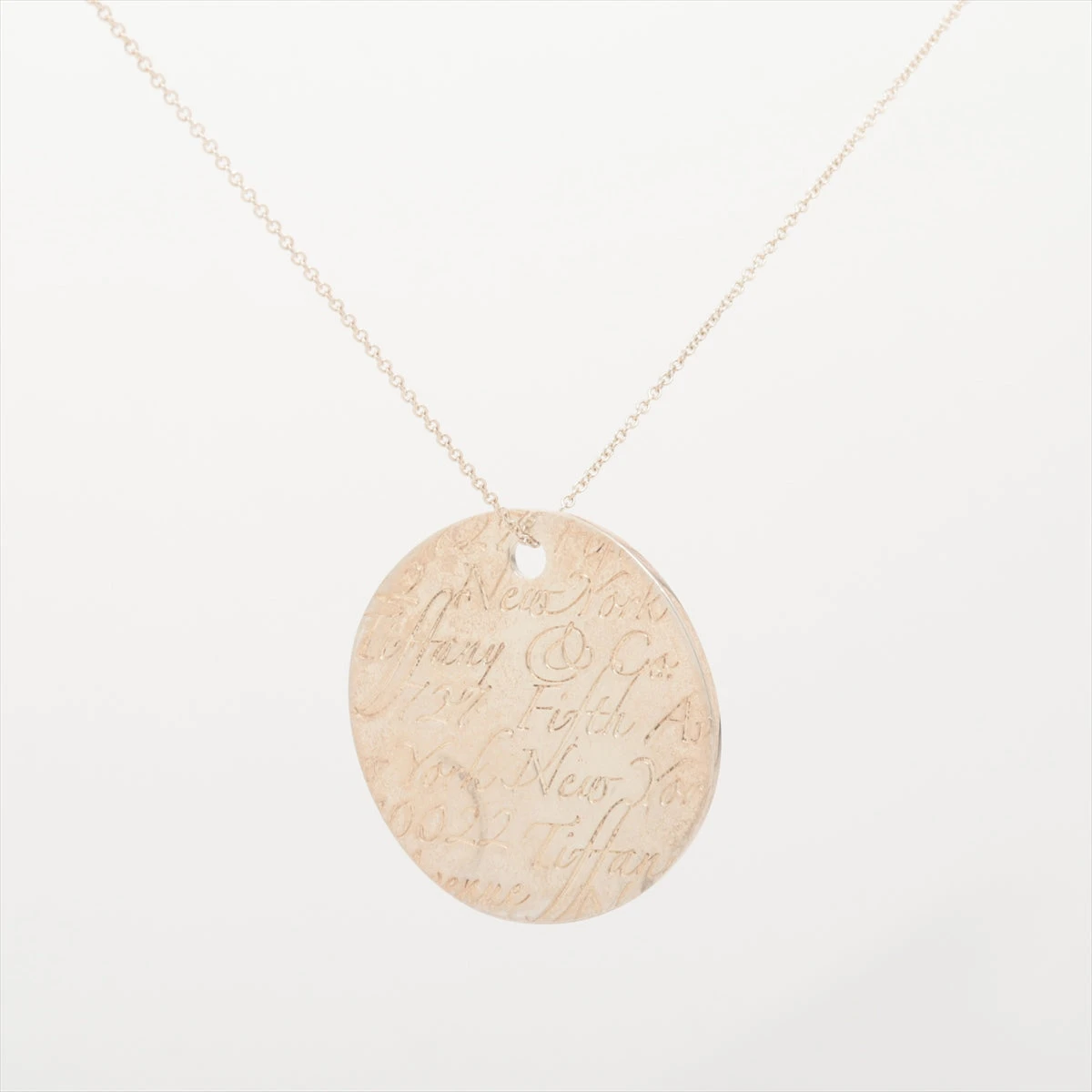 ティファニー ノーツ サークル ネックレス 925 25.6g シルバー  