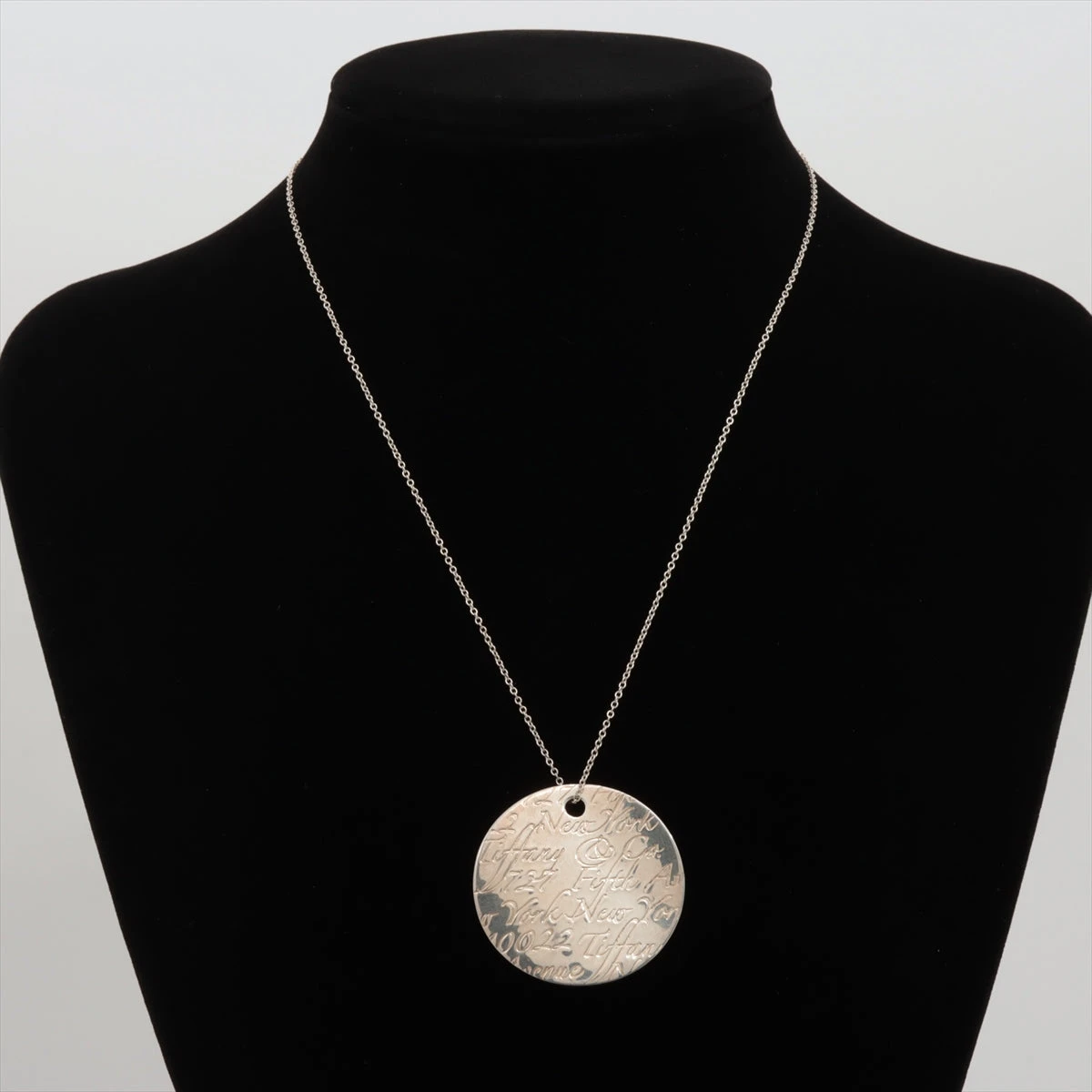 ティファニー ノーツ サークル ネックレス 925 25.6g シルバー  