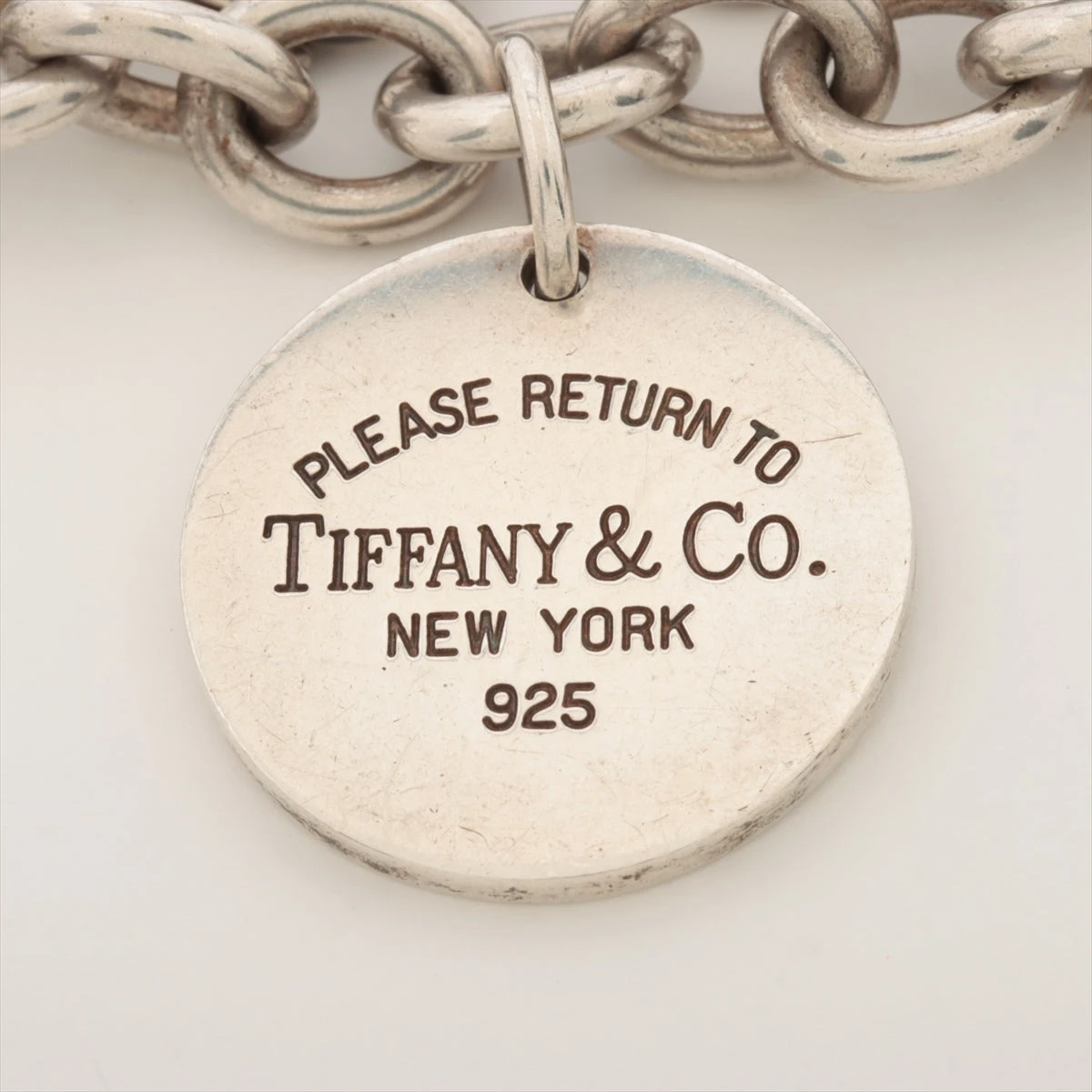 ティファニー　ラウンドタグ　リターントゥ　ネックレス ティファニー リターントゥティファニーラウンドタグ ネックレス 925