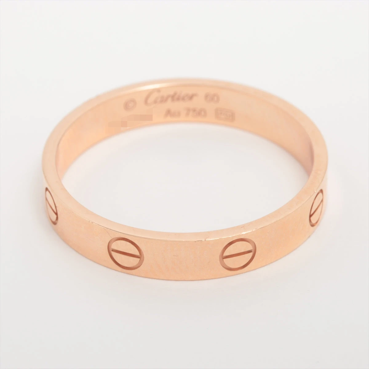 カルティエ ミニラブ リング 750(PG) 3.7g 60 A3496371|中古 カルティエ ミニラブ リング 750(PG) 3.7g 60 A3496371|中古