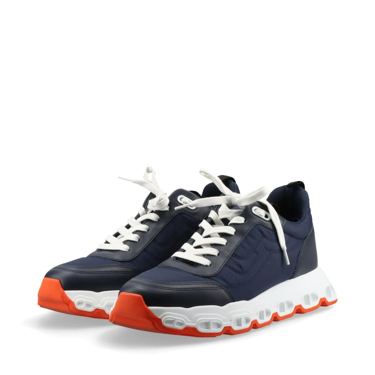 エルメス レザー×ファブリック スニーカー 40 1/2 メンズ