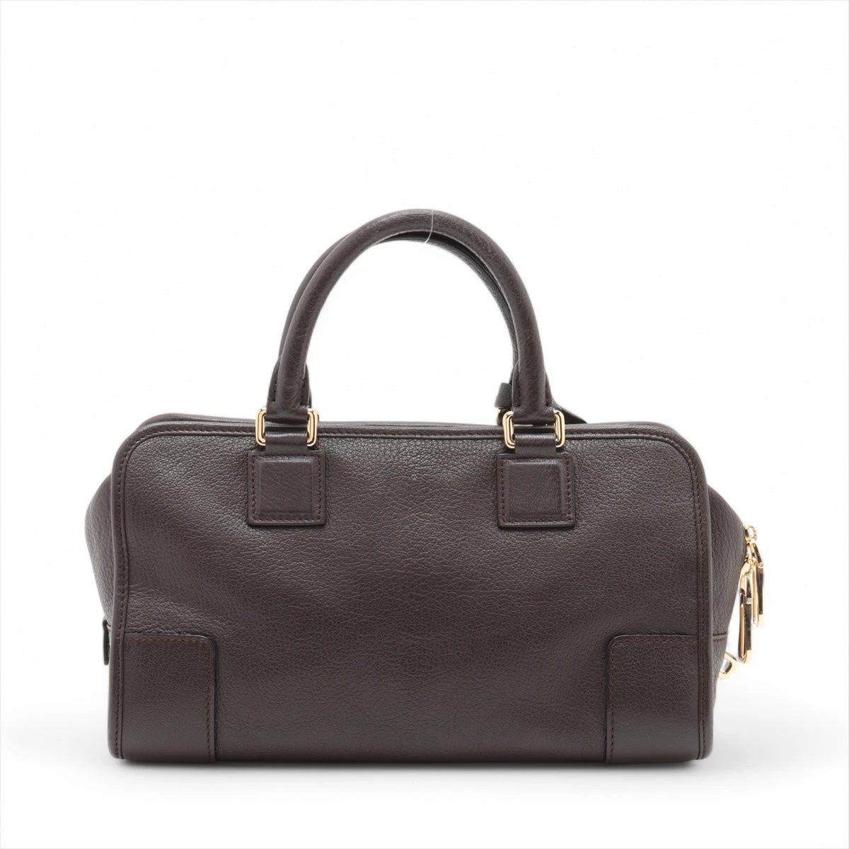 ロエベブラックレザー ハンドバッグ　アマソナ28 LOEWE ロエベ バッグ レディース ブランド ハンドバッグ