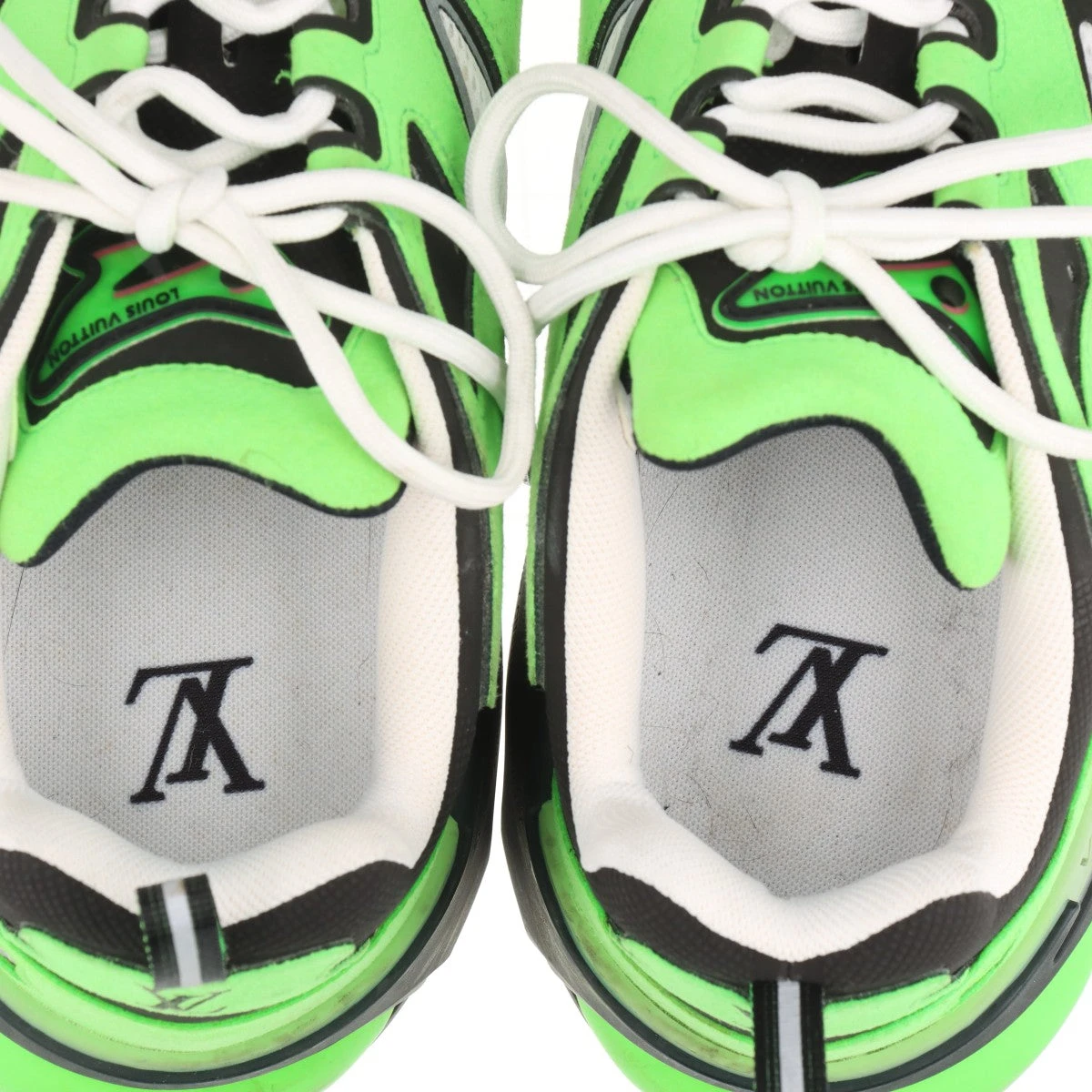 LOUIS VUITTON タティック ライン スニーカー 7 LV ロゴ ヴィトン タティックライン 21年 メッシュ×スエード スニーカー