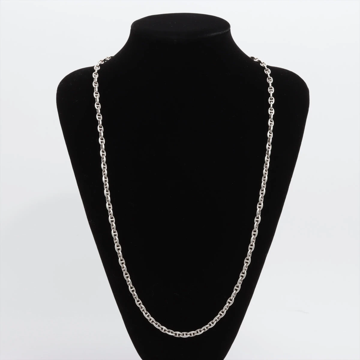 エルメス シェーヌダンクルTPM ネックレス 127コマ 925 58.8g シルバー