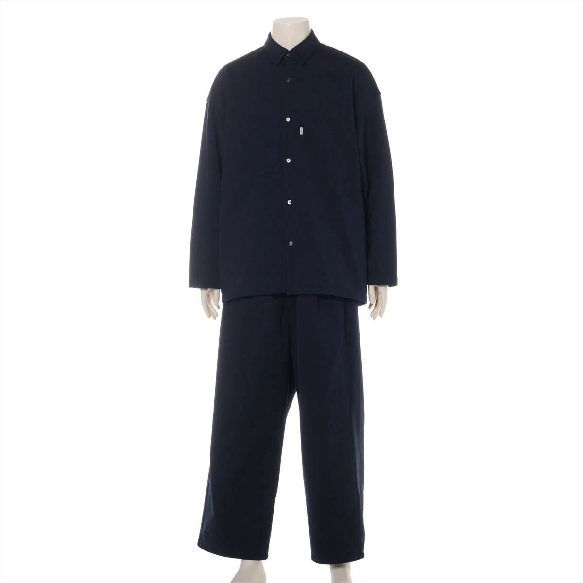 グラフペーパー ポリエステル セットアップ フリーサイズ メンズ