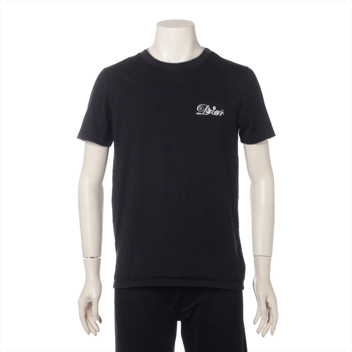 CD ディオール✖️ケニーシャーフ　黒 Tシャツ Dior x Kenny Scharf CD Logo T-Shirt Black/Purple Men's - FW21 - GB