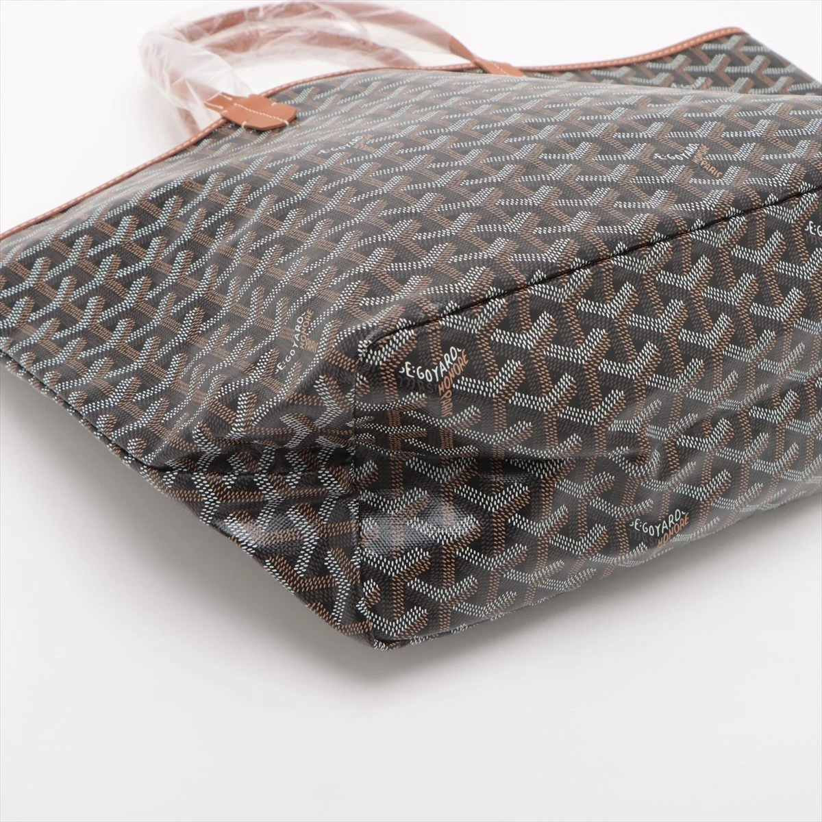 ゴヤール　サンルイPM 正規品 GOYARD ゴヤール サンルイPM バッグ サンルイ PVC ブラック