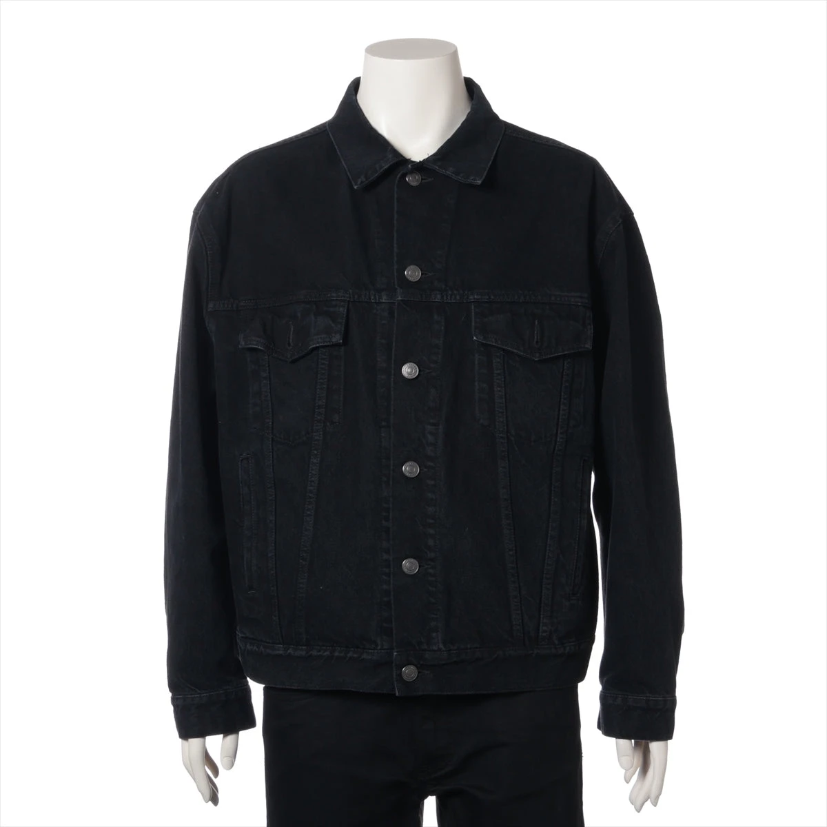 パドカレ　リネンコットンキャンバスデニムジャケット パドカレ リネンコットンキャンバスデニムジャケット