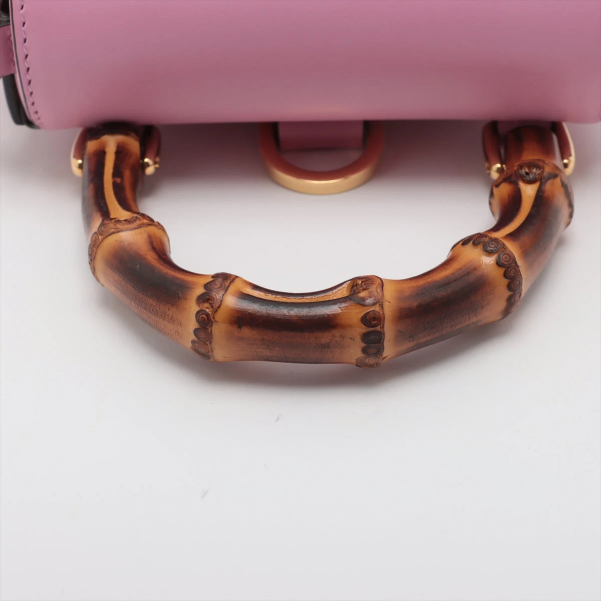 グッチ バンブー レザー 3WAYショルダーバッグ ピンク 702106 A3502106