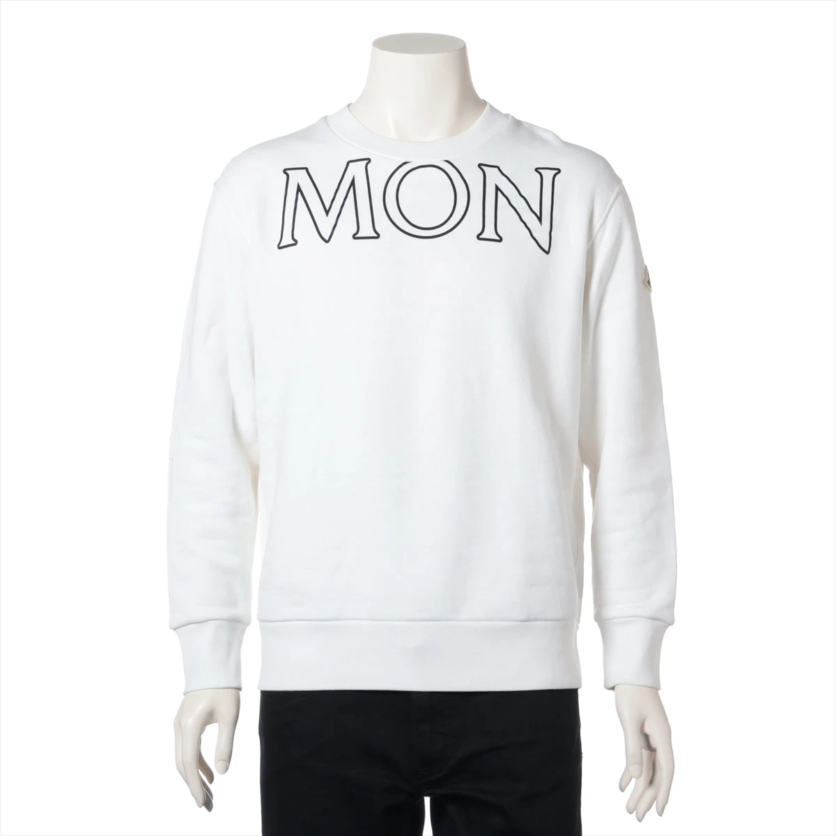 MONCLER ホワイト スウェット S 【公式通販】