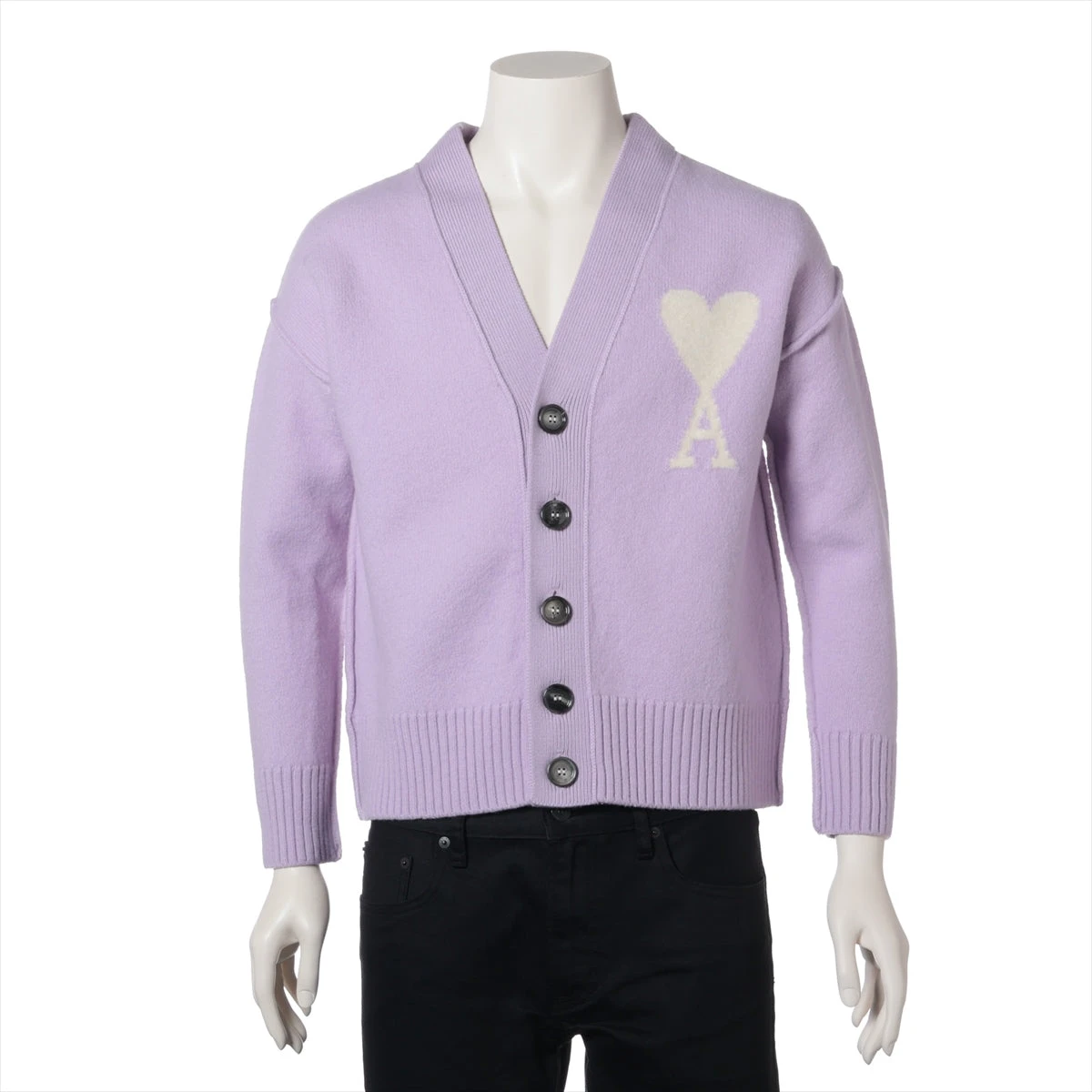 アミ アレクサンドルマテュッシ ウール カーディガン XS メンズ