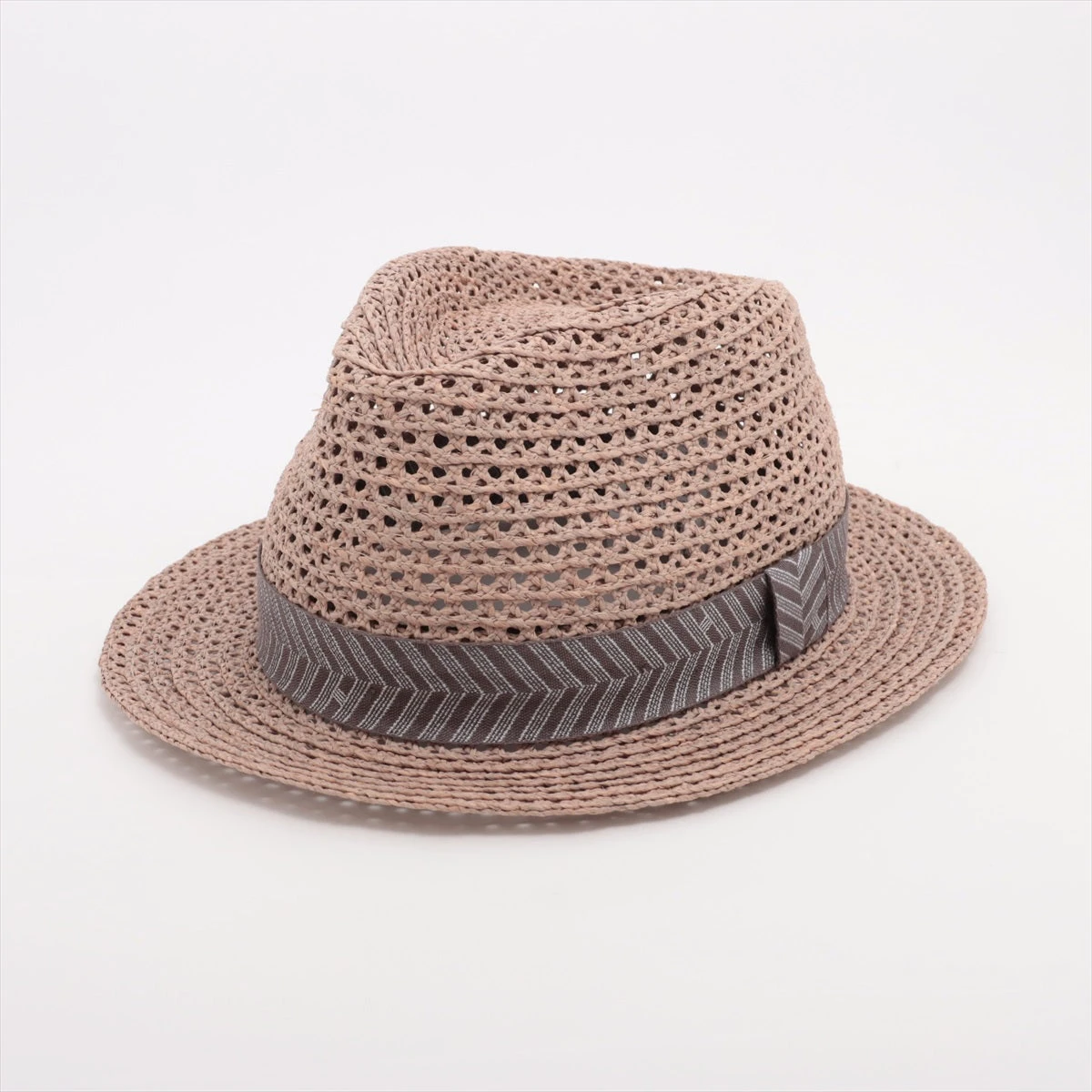 エルメス　ハット　ブラウン　size59 エルメス ハット 59 ラフィア ブラウン A3502185｜中古ブランド