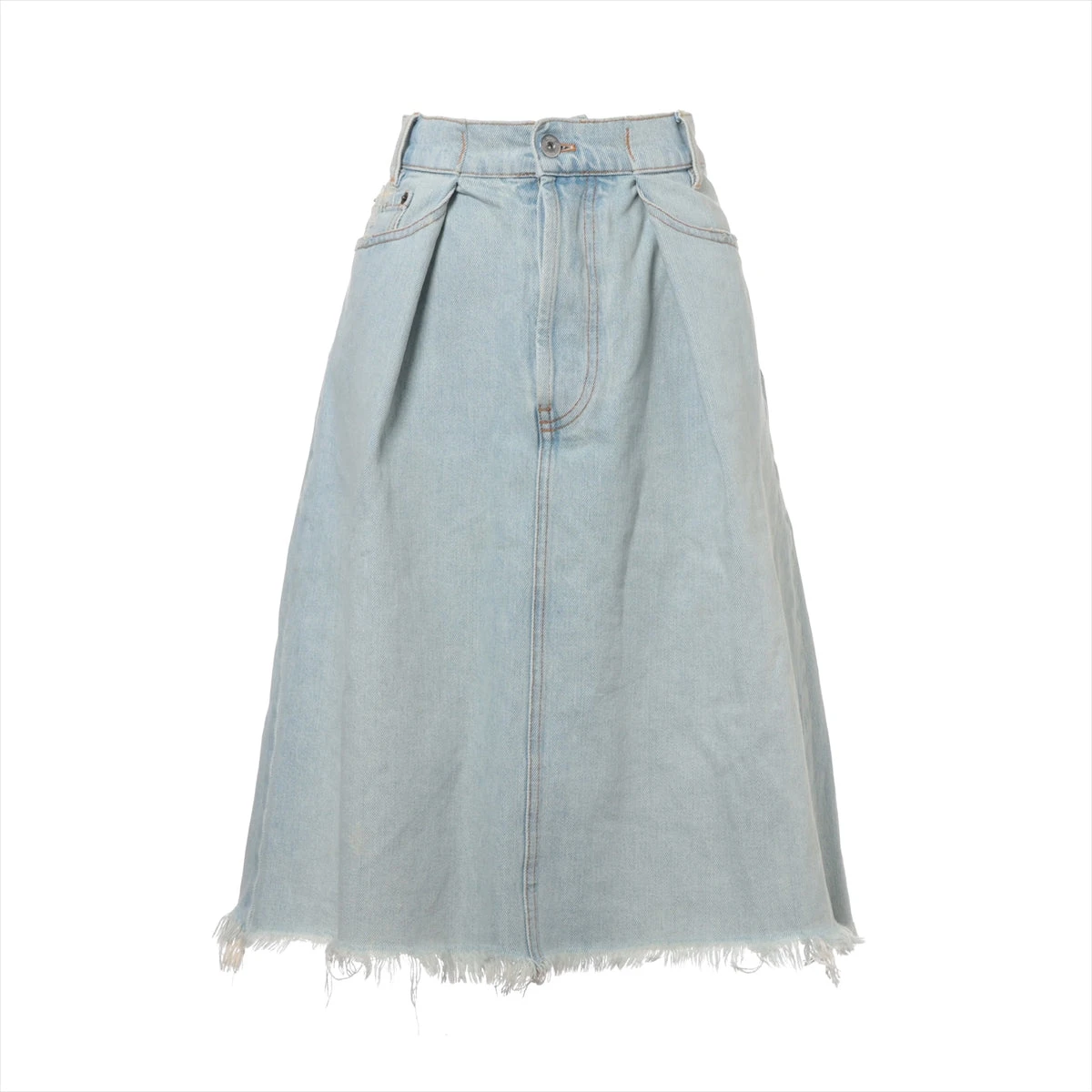 miumiu コットンスカート 国内発】MIU MIU コットン チノ スカート (MiuMiu/ミニスカート