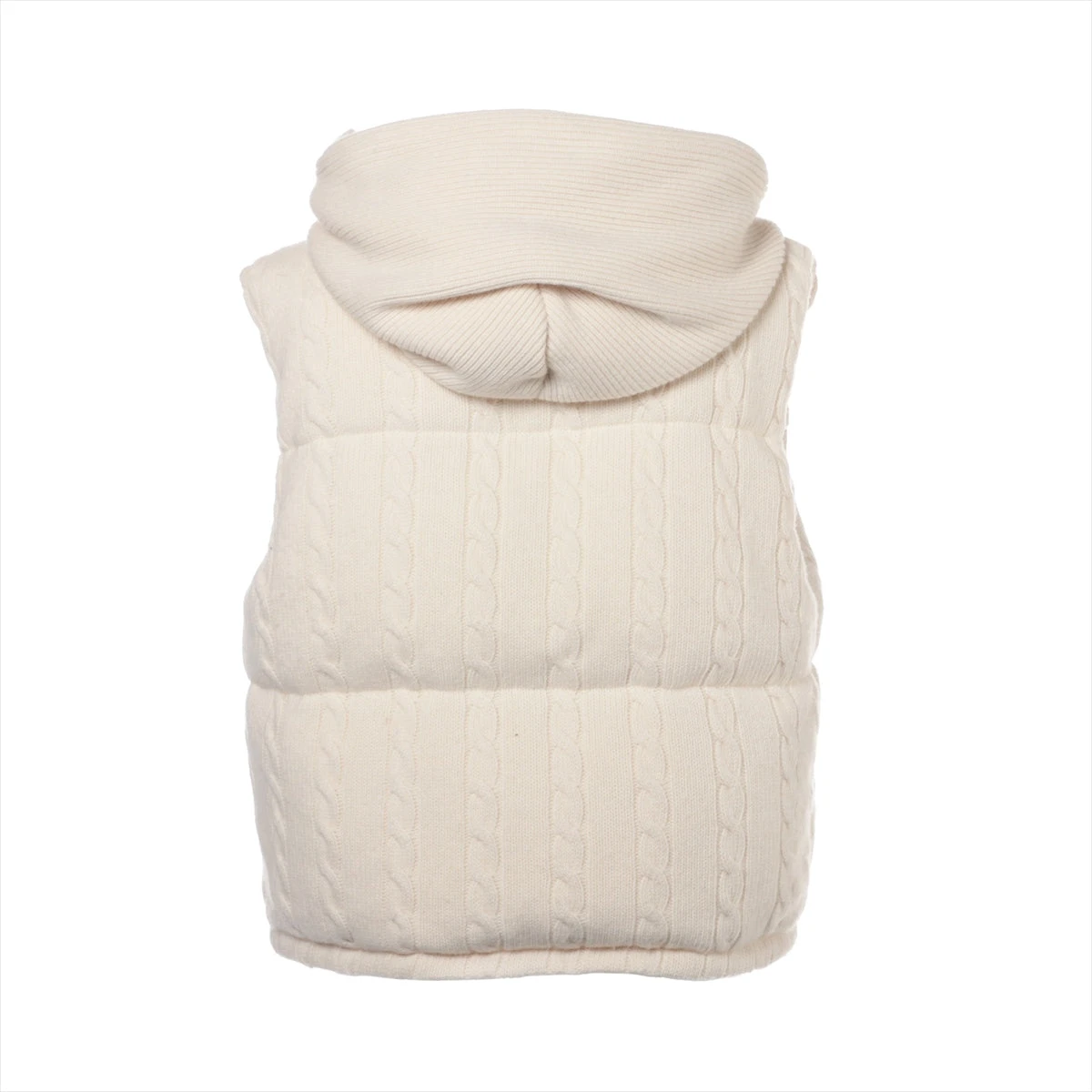 ミュウミュウ 21年 ウール×カシミヤ ダウンベスト 38 レディース